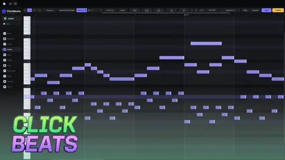 The ClickBeats composer